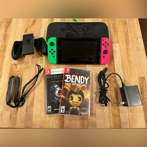 Limited Edition Splatoon 2 Nintendo Switch + Games